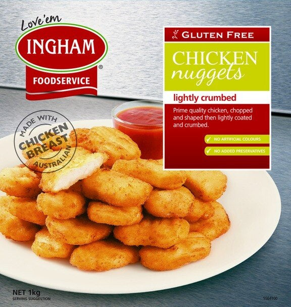 Inghams Chicken Nuggets Gluten Free 1kg
