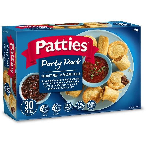 Patties 30 Piece Party Pies & Sausage Rolls