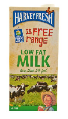 Harvey Fresh Low Fat Lite Milk UHT 1L