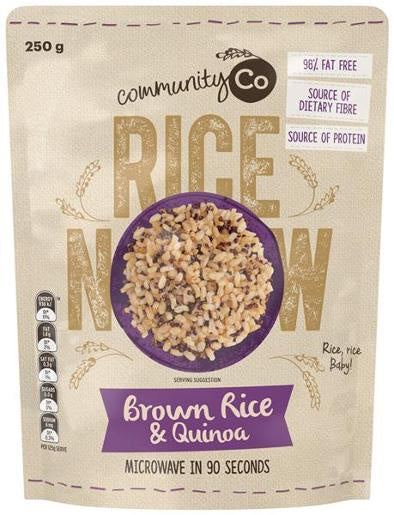 Community Co Microwave  Brown Rice  & Quinoa 250g