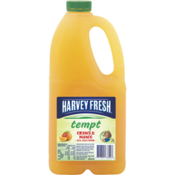 Harvey Fresh Tempt Orange & Mango Juice 2L