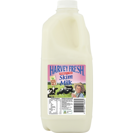 Harvey Fresh Skim Milk 2L