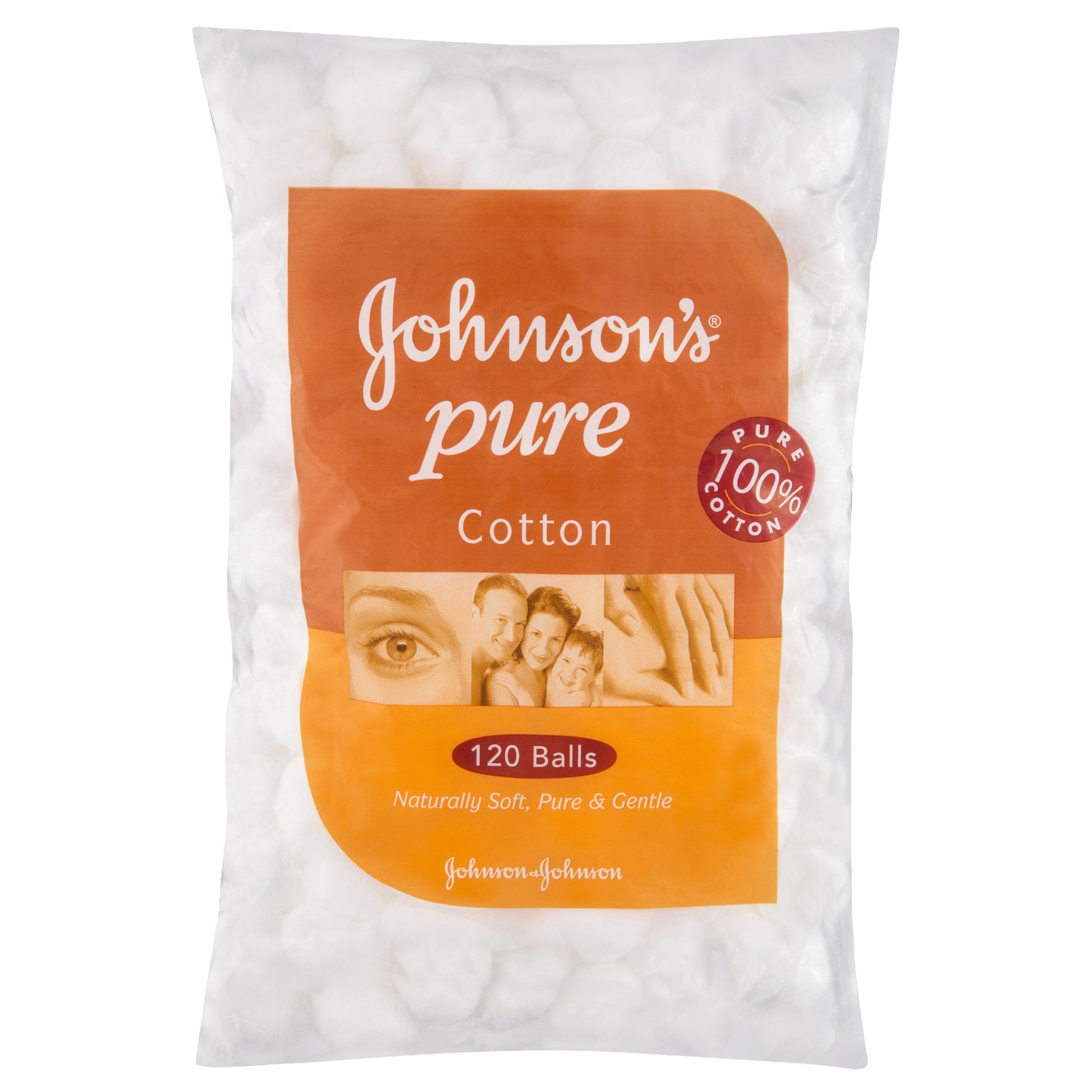 Johnson's Pure Cotton Balls 120pk