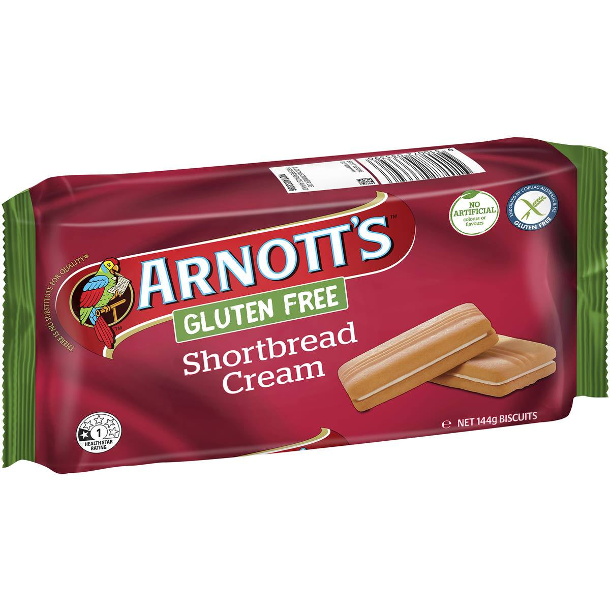 Arnott's Shortbread Cream GF 144g
