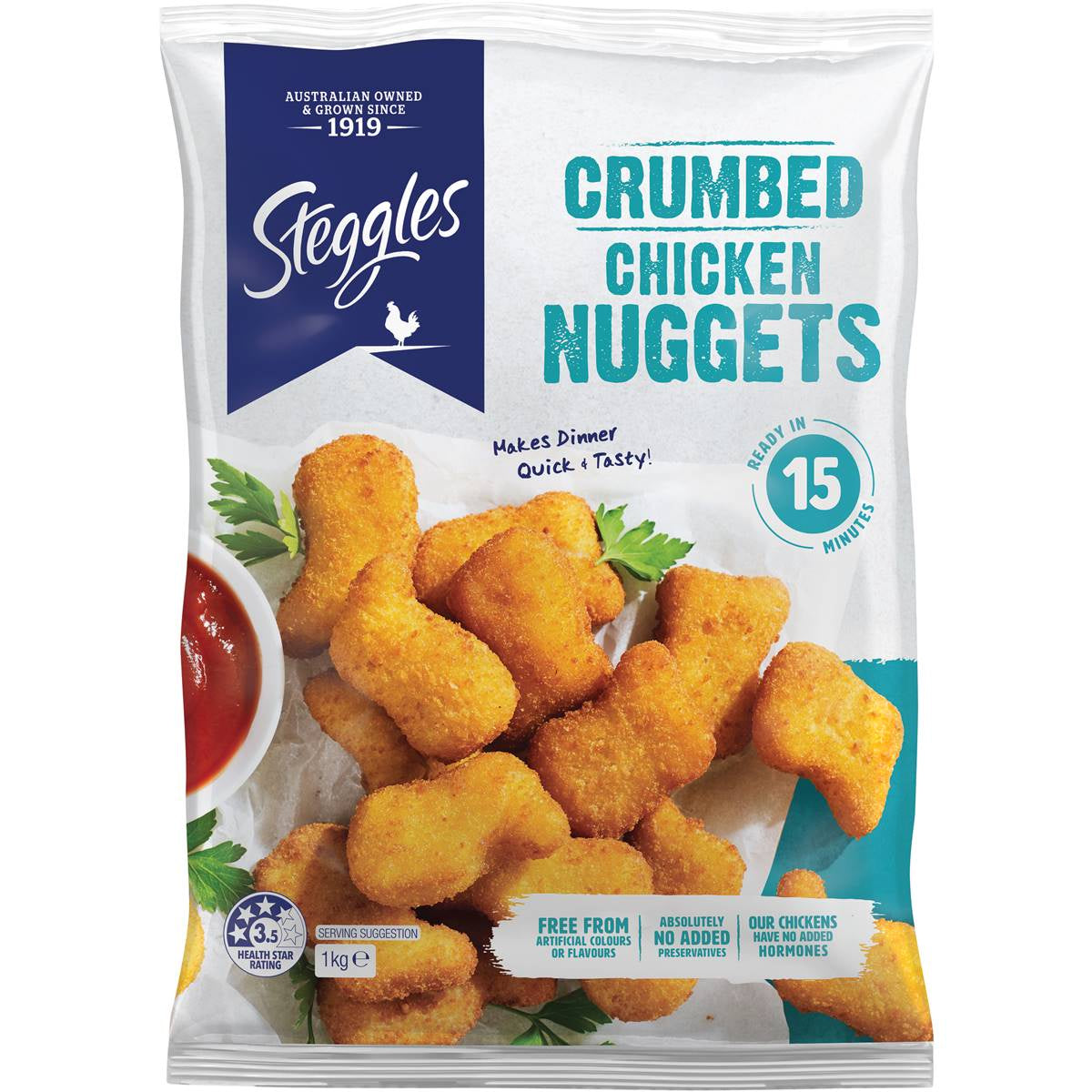 Steggles Crumbed Chicken Nuggets 1kg