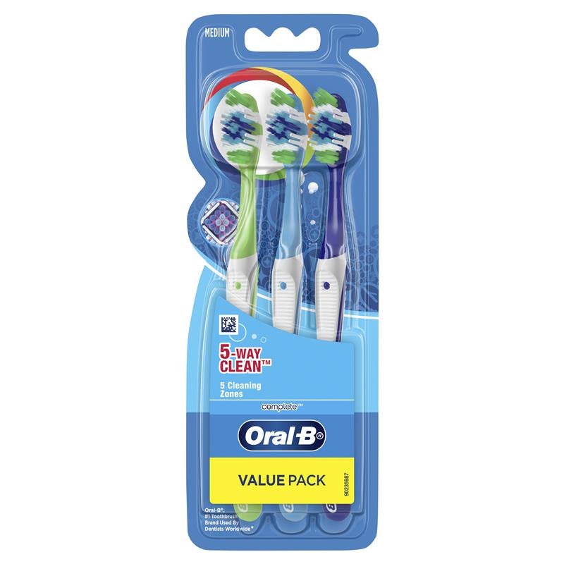 Oral B 5 Way Clean Toothbrush 3pk