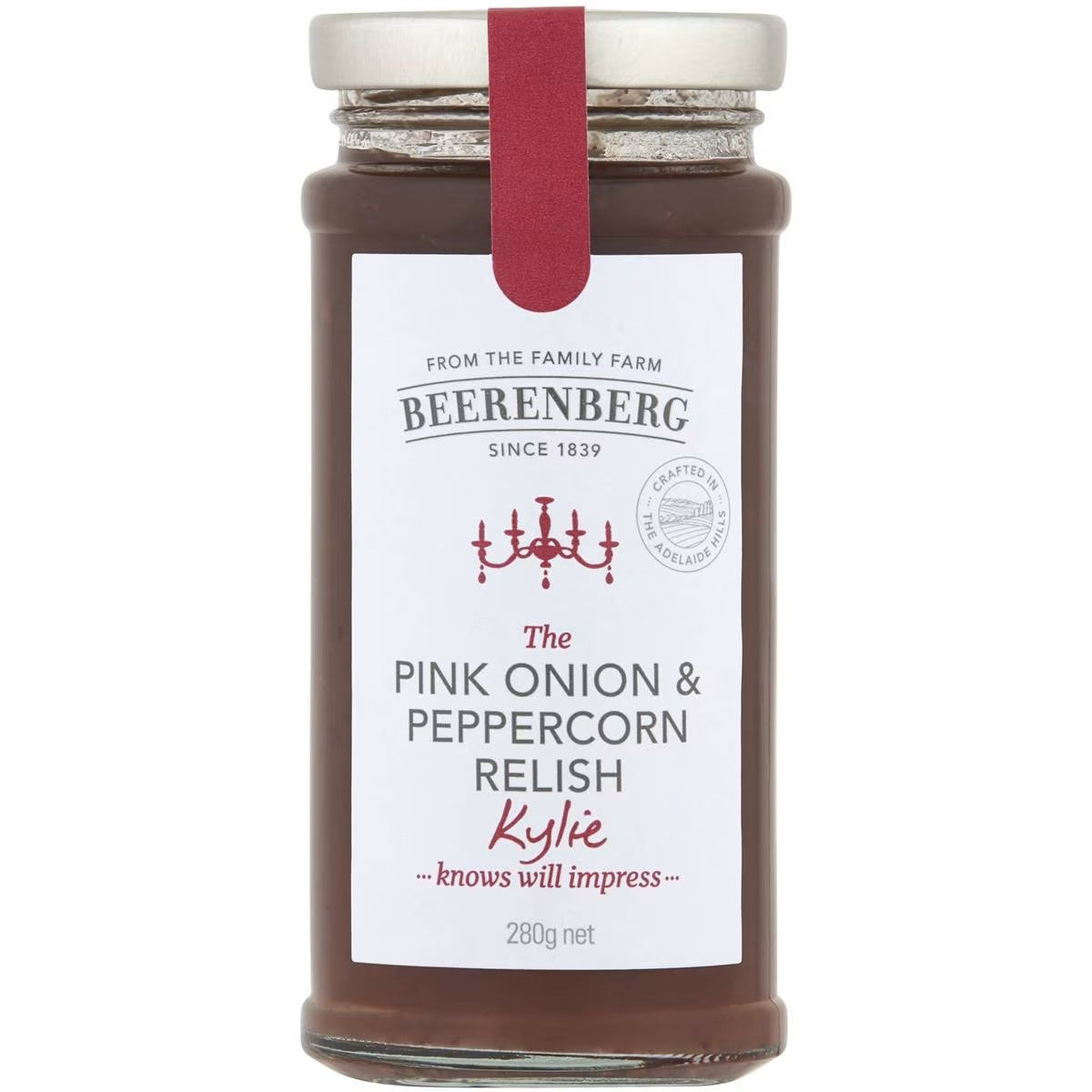 Beerenberg Pink Onion & Peppercorn Relish 265g