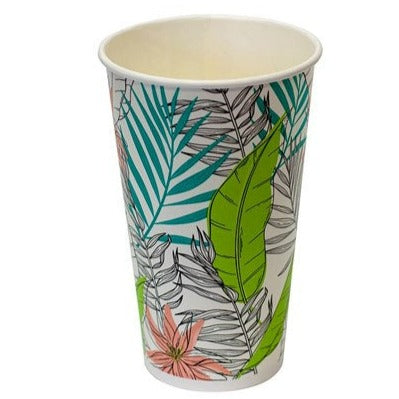 16oz Planet Cup Tropical Print - 50pk