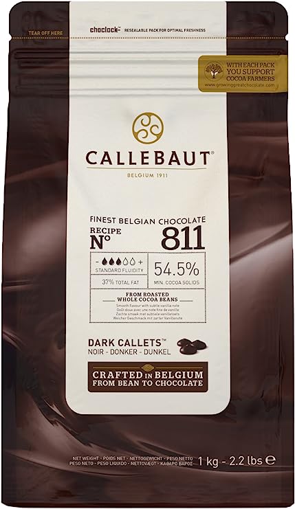 Callebaut Belgian Dark Chocolate Melts 1kg