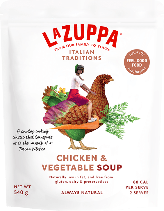 La Zuppa Chicken & Vegetable Rice Soup Pouch 540g