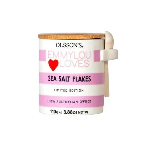 DO NOT ORDER Olsson's EmilyLou Loves Sea Salt Flakes Ceramic Jar 110g