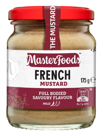 Masterfoods French Mustard 175g