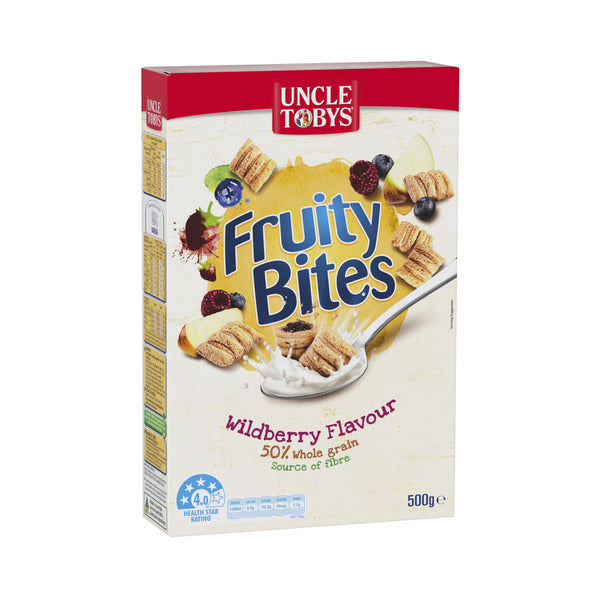 DO NOT ORDER Uncle Toby's Fruity Bites Wildberry 500g