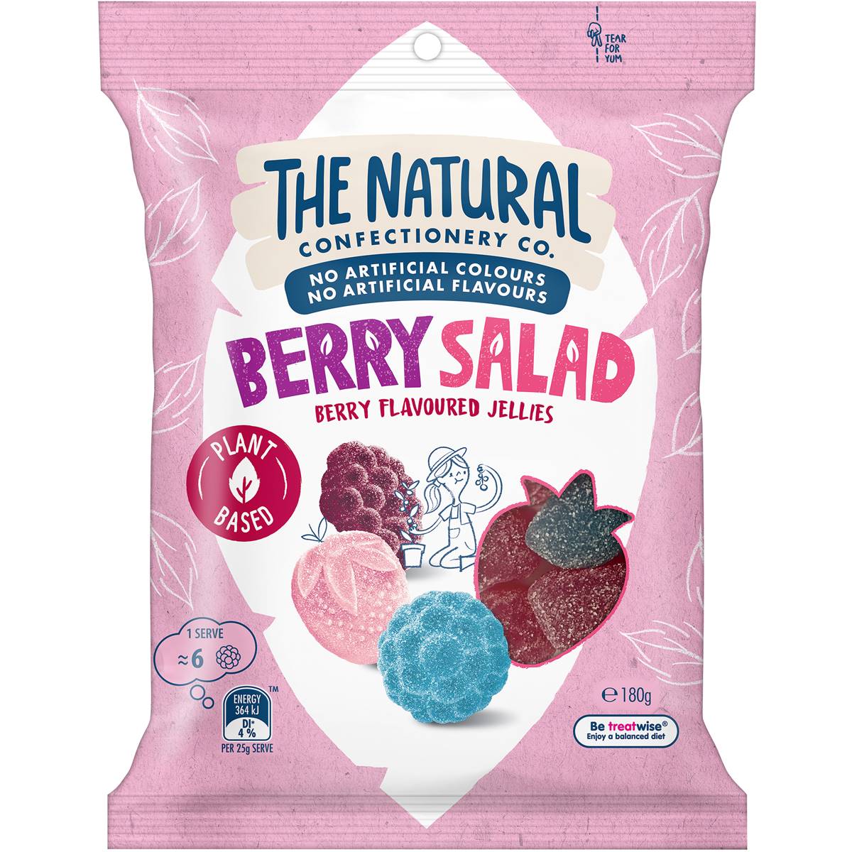 Natural Confectionery Co Berry Salad 180g