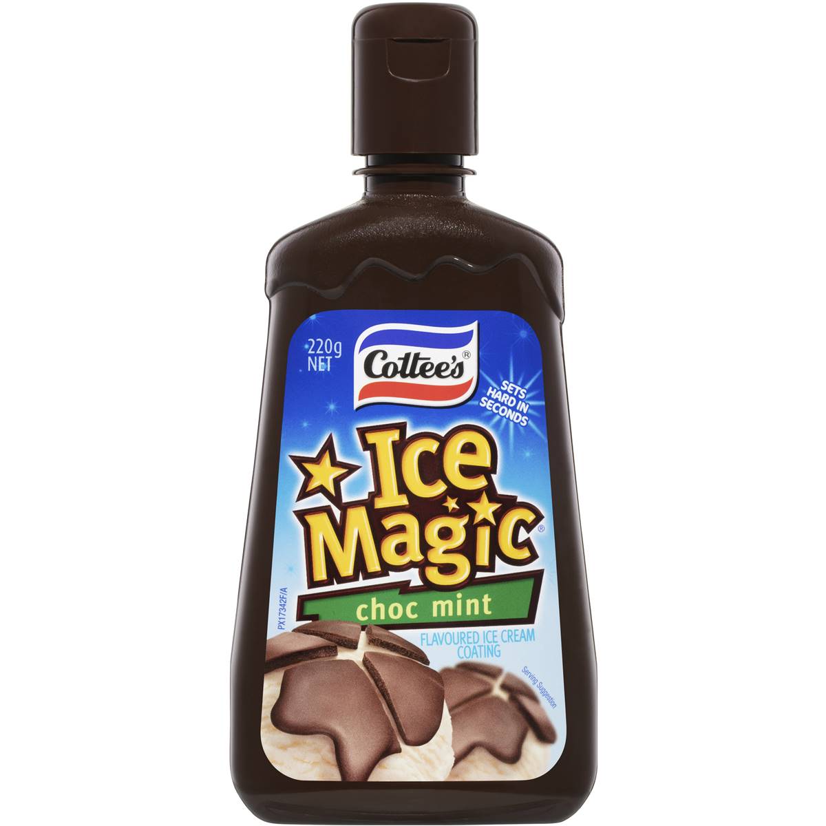 Cottees Ice Magic Choc Mint 220g