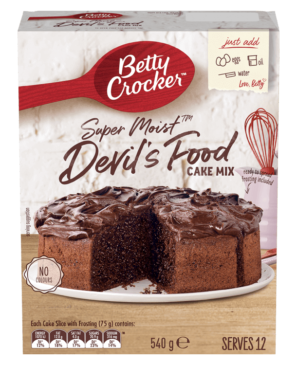 Betty Crocker Devils Food Cake Mix 540g