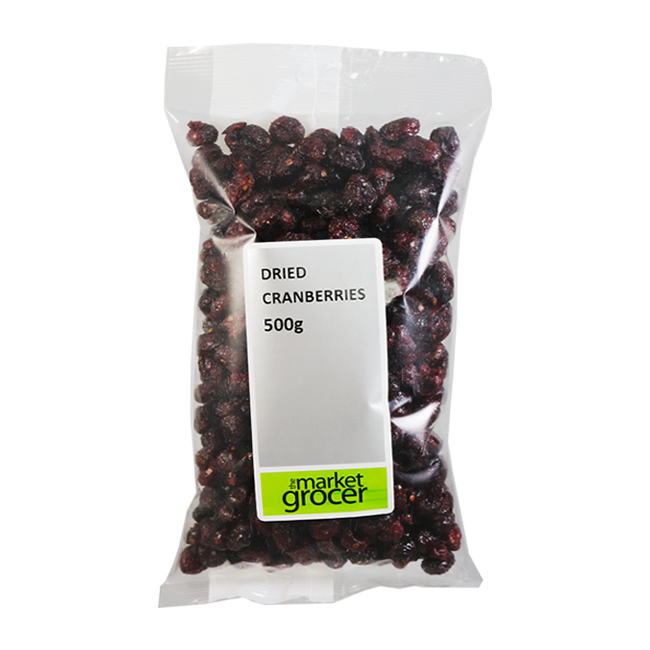 Whole Dried Cranberries 500g