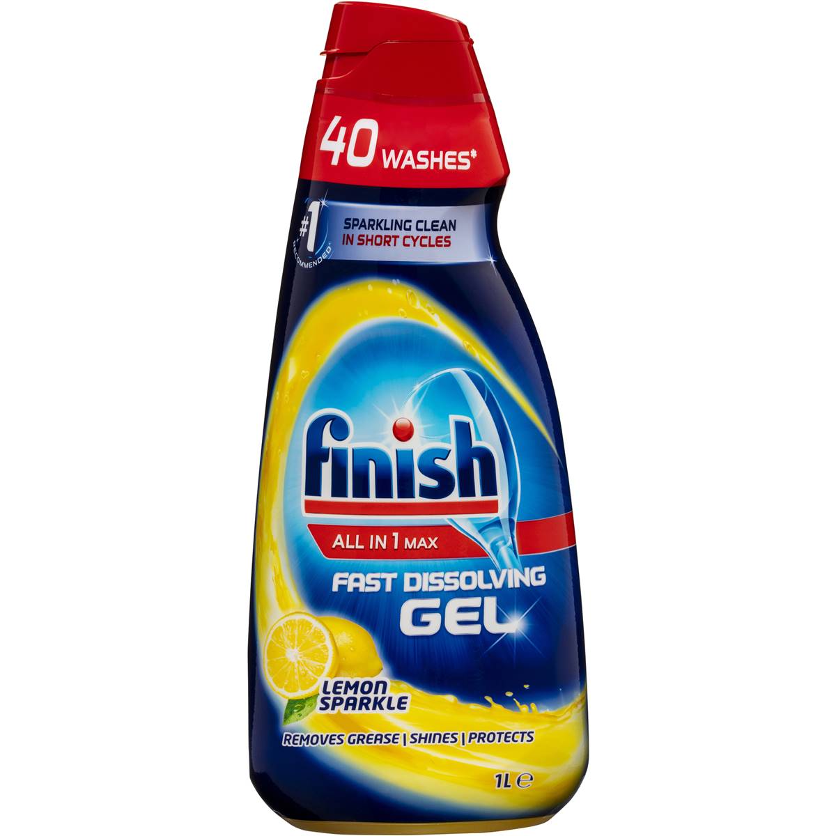 Finish All in 1 Max Fast Dissolving Gel Lemon Sparkle 1L