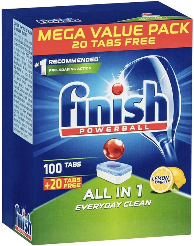 Finish Powerball Dishwashing Tablets Lemon Spark | 100 pack