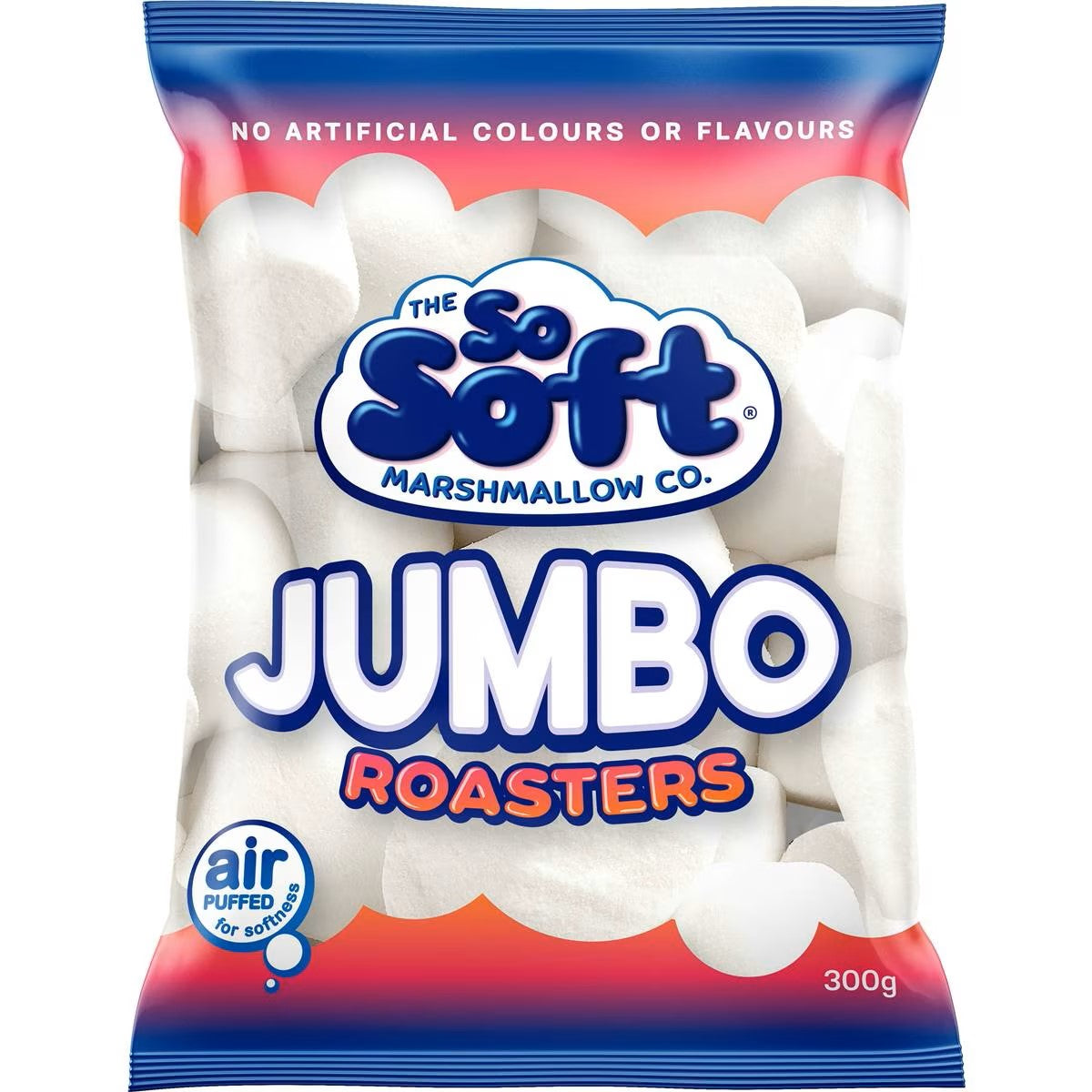 So Soft Marshmallow Jumbo Roasters 300g