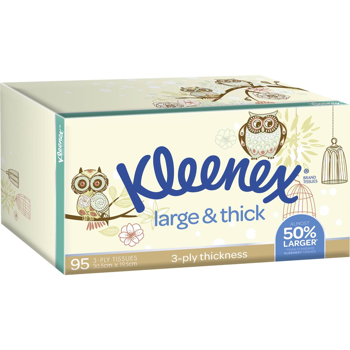 Kleenex 3ply Large'n Thick Tissues