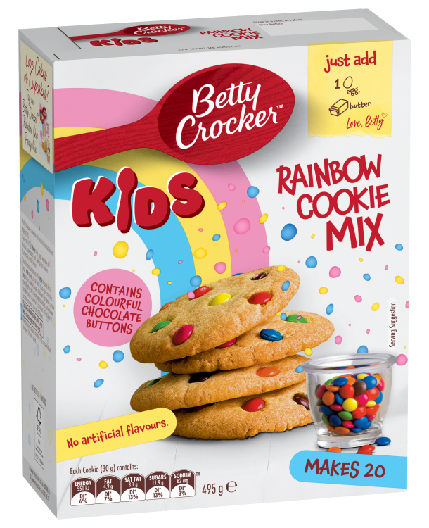 Betty Crocker Rainbow Cookie Mix 495g