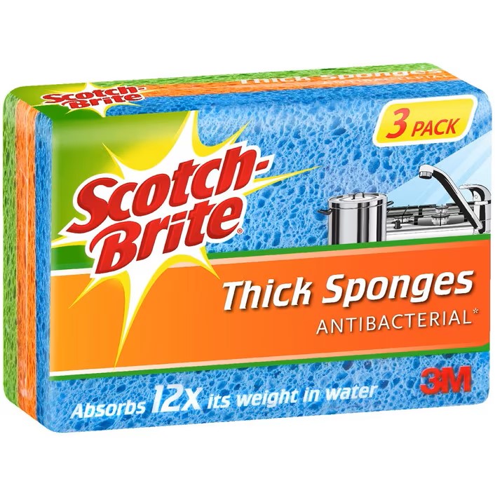 DO NOT ORDER Scotch Brite Thick Sponges 3pk