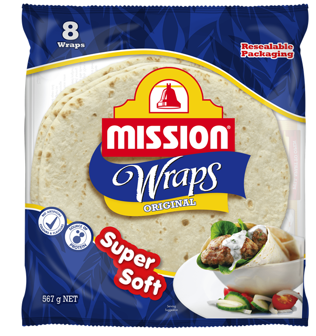 Mission Wraps Original 567g 8pk