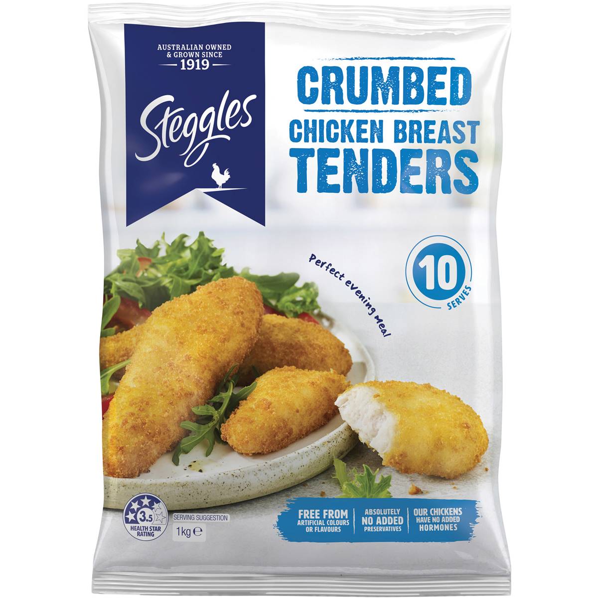 Steggles Classic Crumb Chicken Tenders 1kg