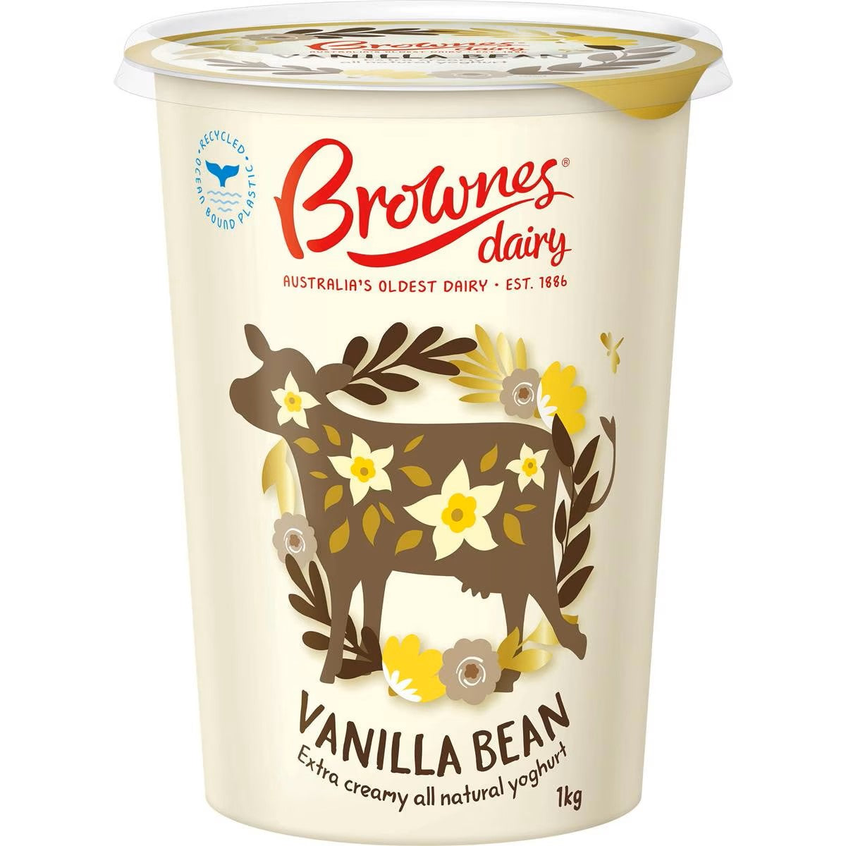 Brownes Yoghurt Vanilla Bean 1kg