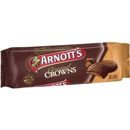 Arnott's Chocolate Caramel Crowns 200g