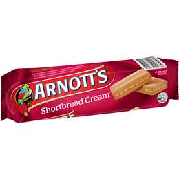 Arnott's Biscuits Shortbread Cream 250g