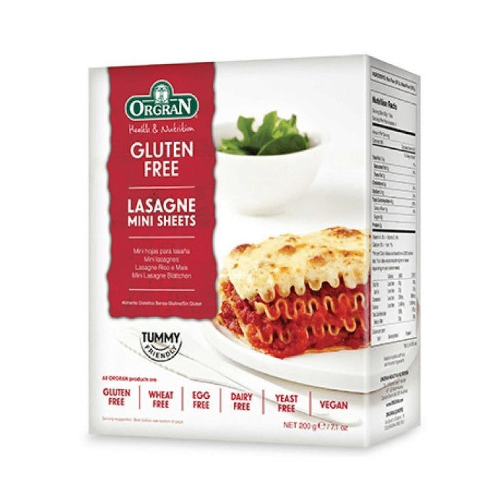 Orgran GF Lasagne Mini Sheets 200g