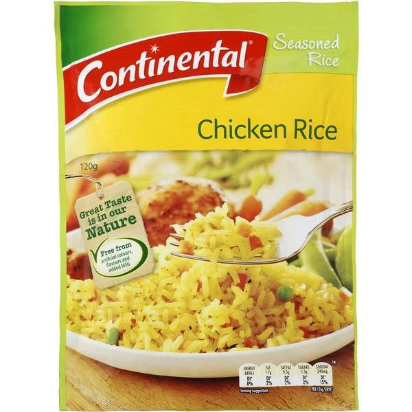 Continental Chicken Rice 120g