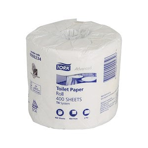 Tork Individually Wrapped Toilet Paper 400 sheet 2ply 48pk