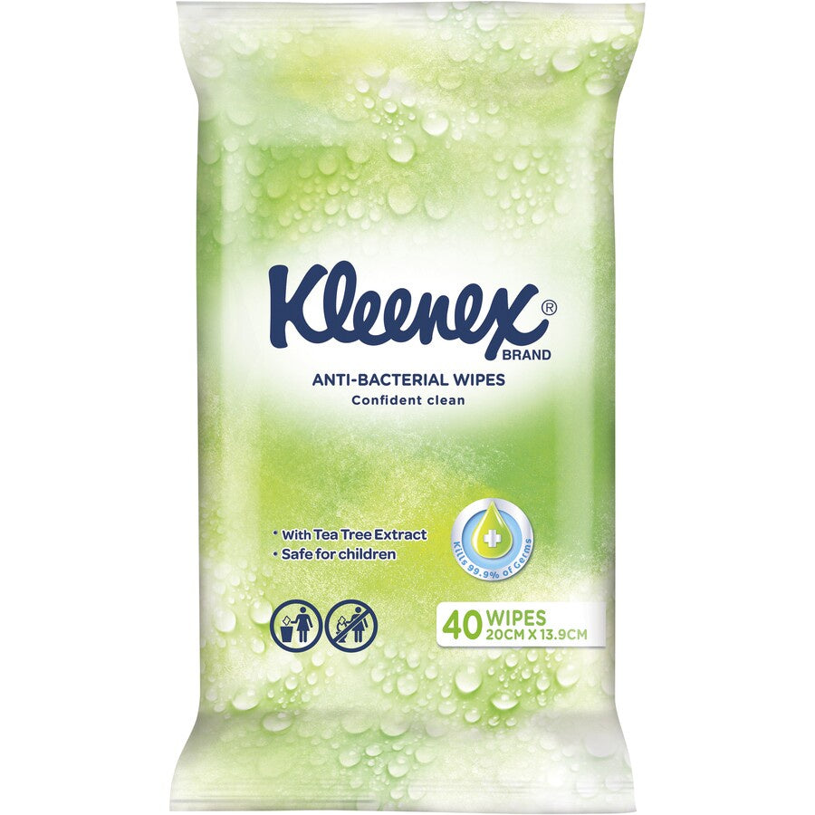 DO NOT ORDER Kleenex Facial Wipes Anti-Bacterial 40pk