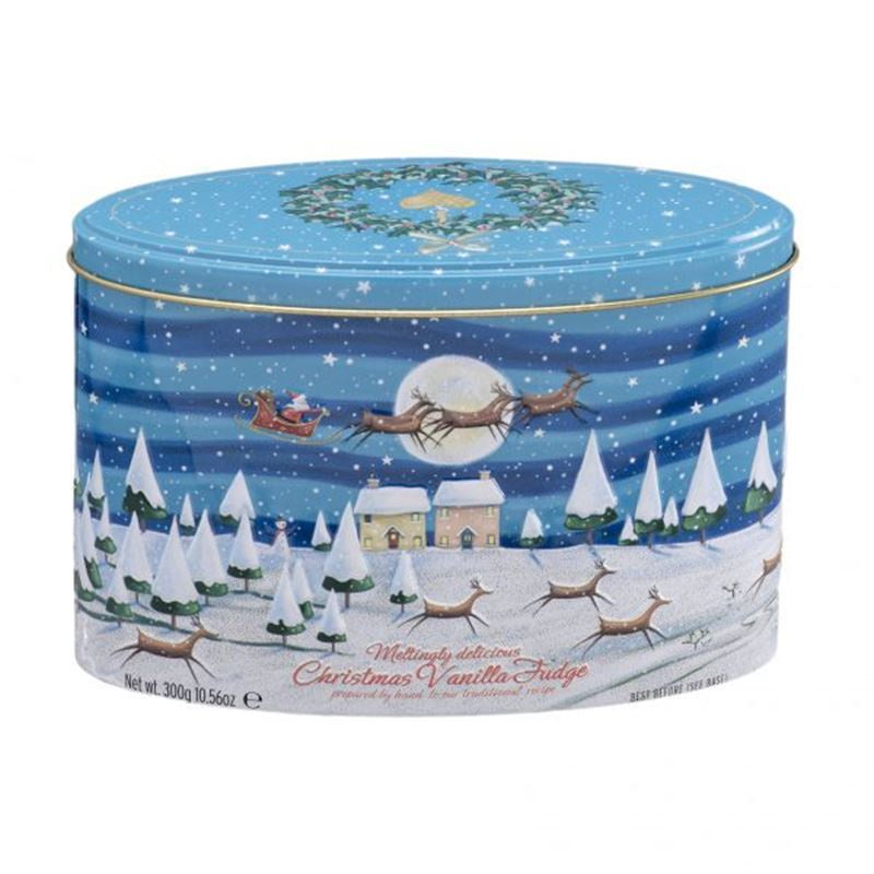 Gardiners Xmas Night Scene Fudge Tin 300g