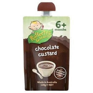 Rafferty's Garden Chocolate Custard 6M 120g