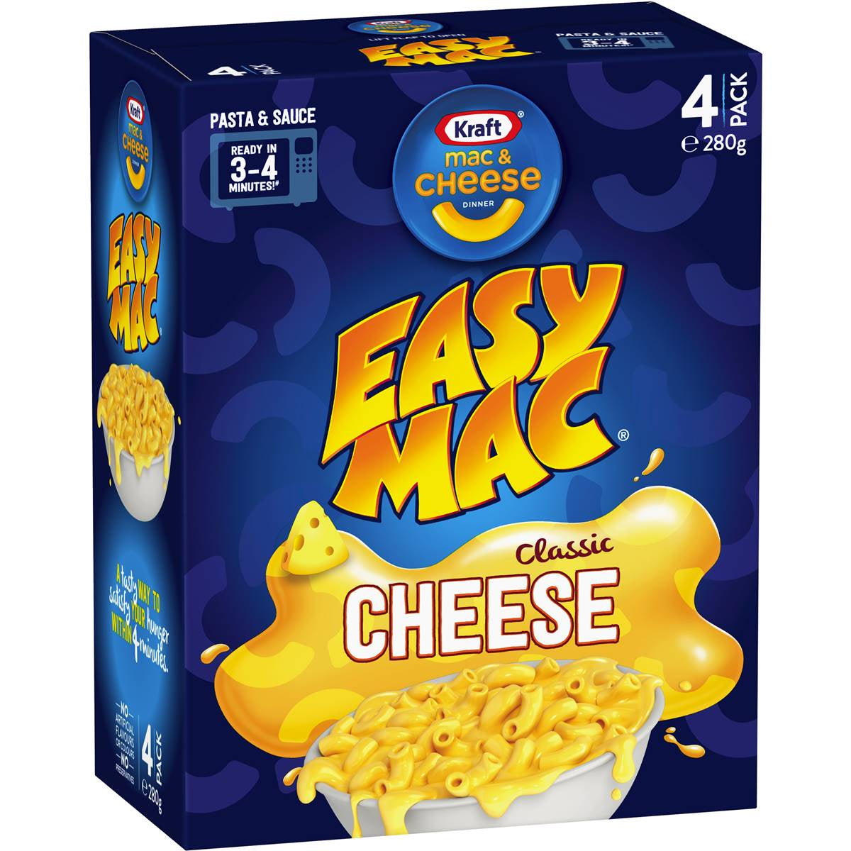 Kraft Easy Mac Classic 280g 4pk