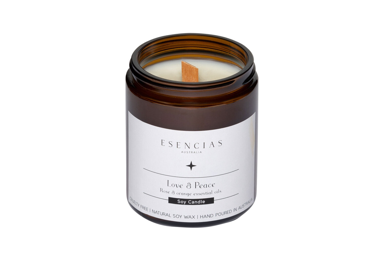 Esencias Love & Peace Essential Oil Candle