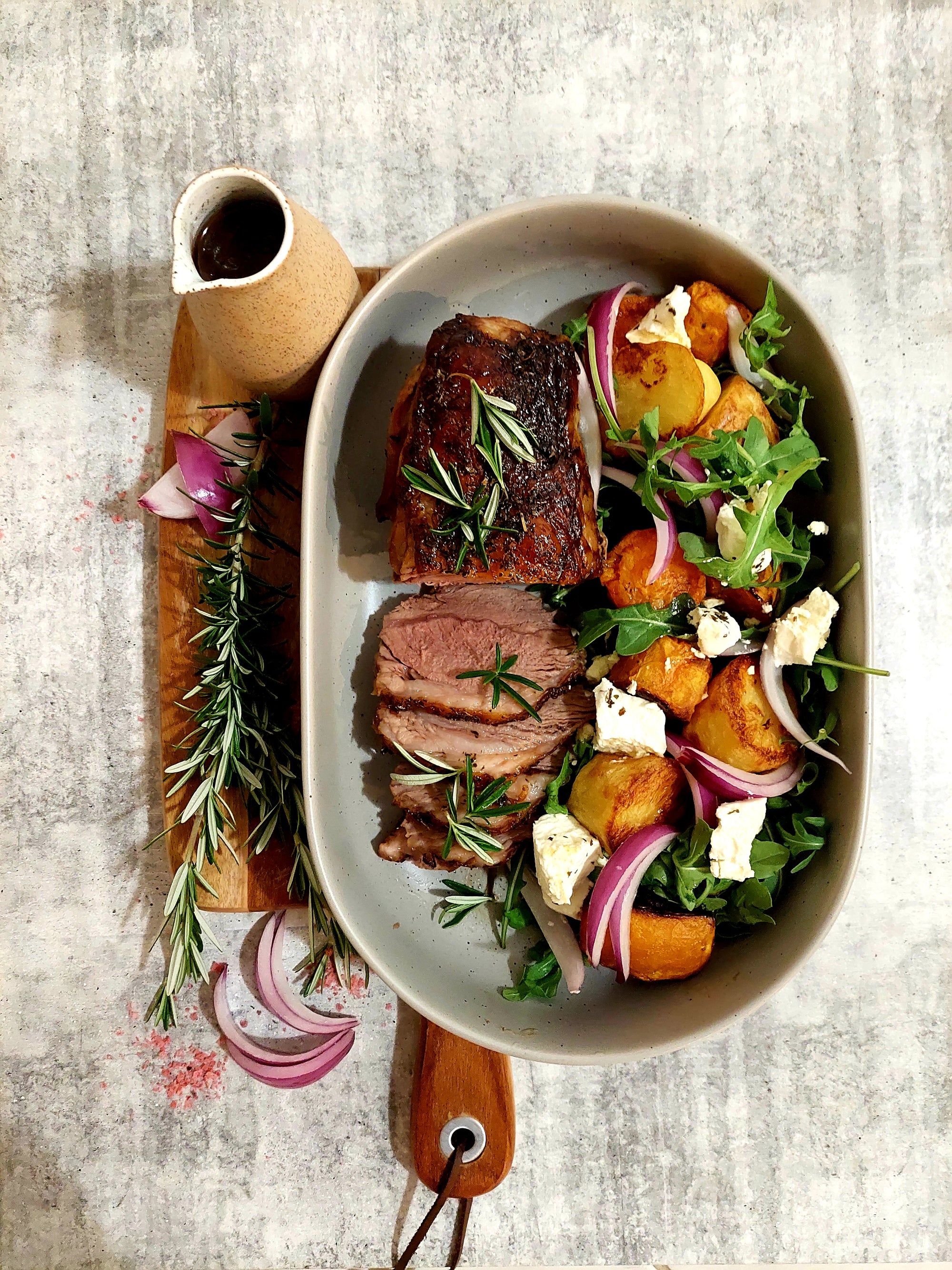 Minted Lamb Salad in a Box