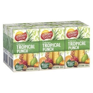 Golden Circle Tropical Punch 250mL 6pk