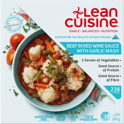 DO NOT ORDER Lean Cuisine Beef In Red Wine Sauce With Garlic Mash 280g