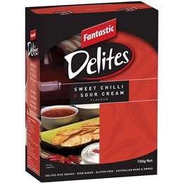 Fantastic Delites Sweet Chilli and Sour Cream 100g