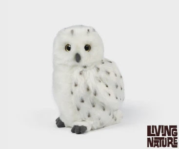 Living Nature Snowy Owl Medium 18cm