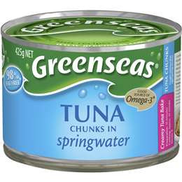 Greenseas Tuna Chunks in Springwater 425g