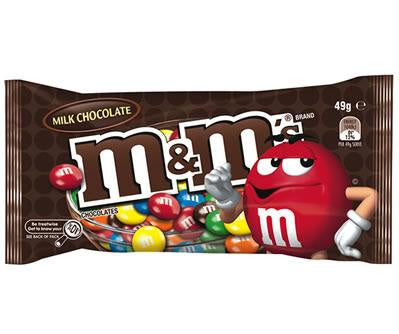 M&M's Plain Milk Chocolate 49g