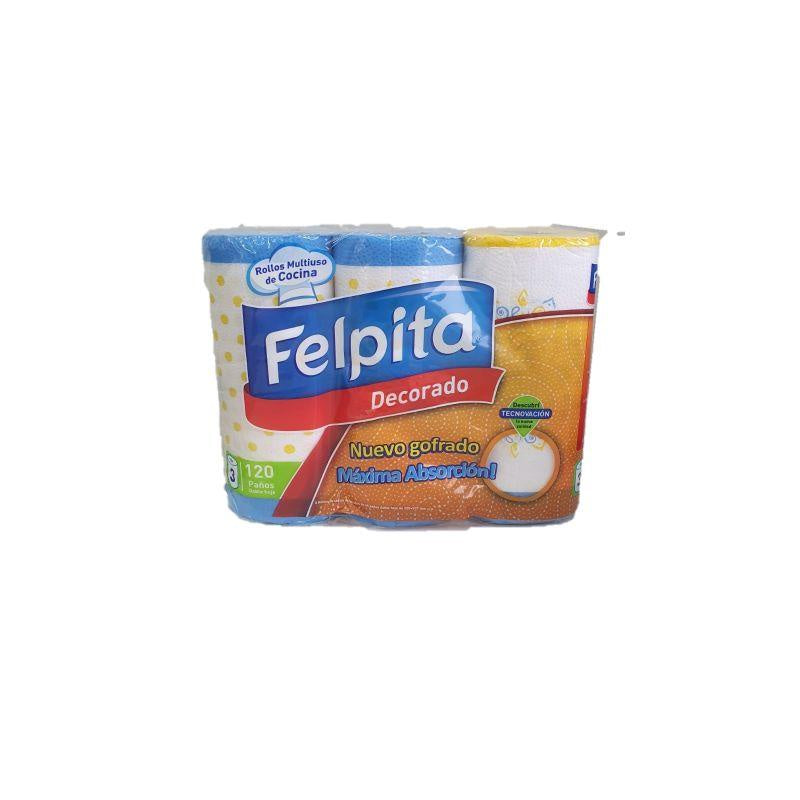 Felpita Decore Paper Towel 2 Ply 40 sht 3 pk