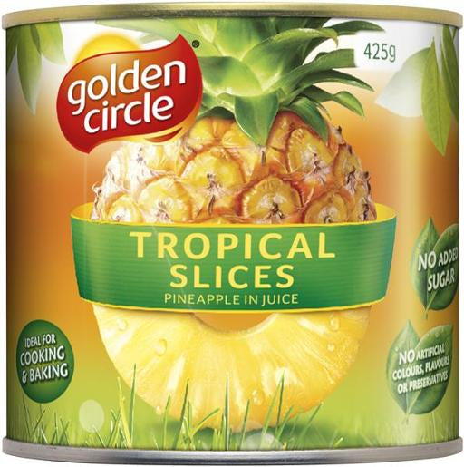 Golden Circle Tropical Slices No Added Sugar 425g