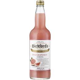 Bickfords Cordial Pink Grapefruit 750mL